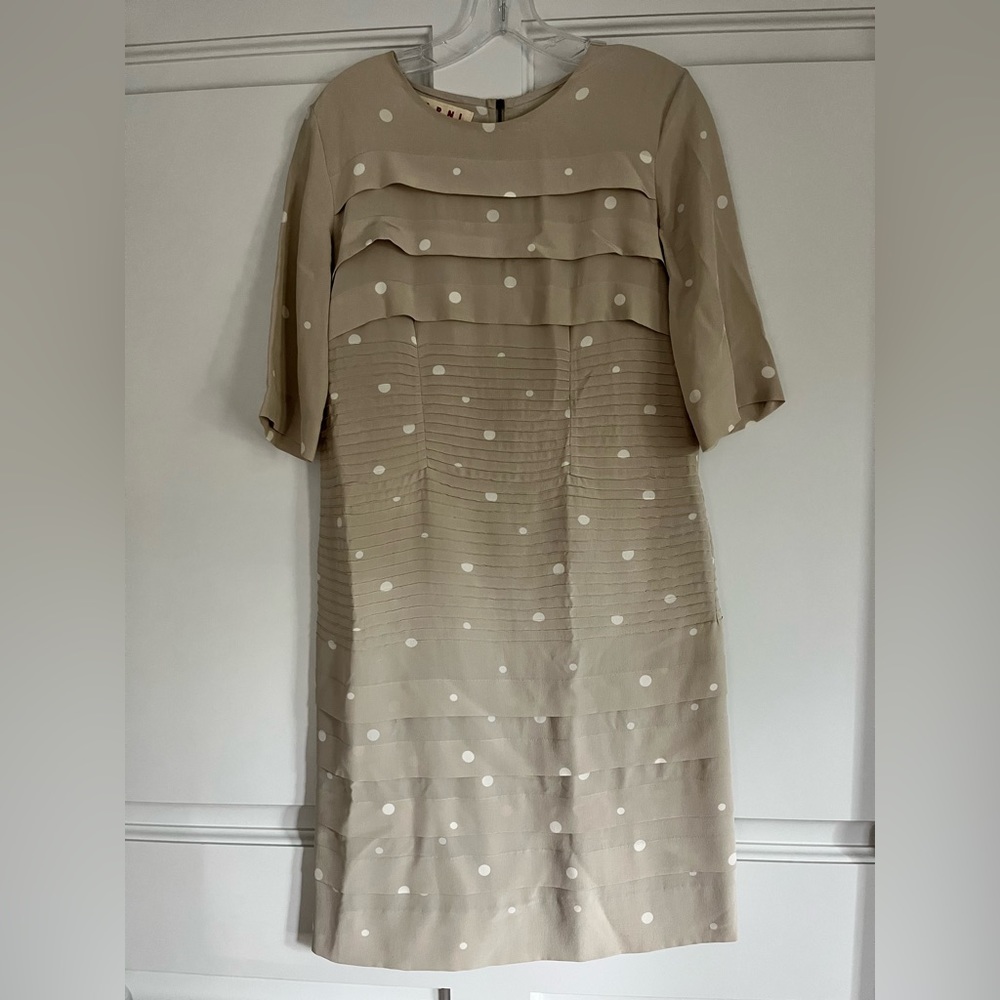 Super cute silk Marni polka dot dress